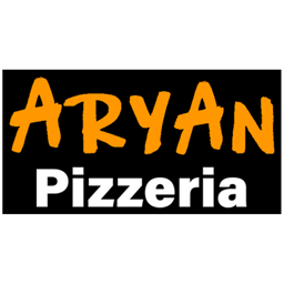 Aryans Pizzeria logo.